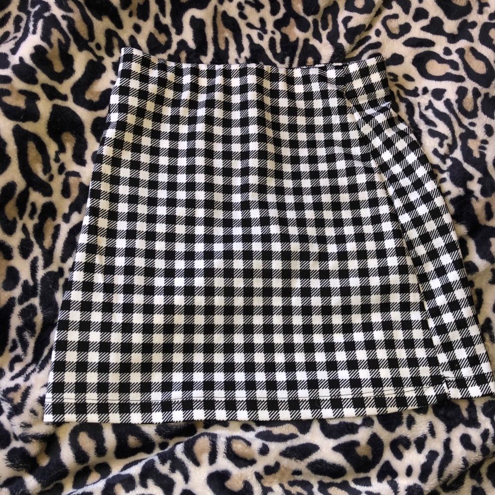 Plaid Mini Skirt